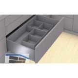 BLUM AMBIA-LINE Querteiler zu Schubkastenrahmen, B242 mm, KS Oriongrau