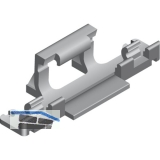 Clipteil zu Fhrungsschiene, Einnuten, Kunststoff schwarz