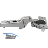 BLUM CLIP Standardscharnier 100, 9,5mm gekrpft, mit Feder, Einpressen