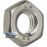 ISO4035 M 5 Edelstahl A2 flache Sechskantmutter (DIN 439-2)