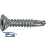 DIN7504O 4.8x 32 Torx25 verzinkt Senkkopf-Bohrschraube