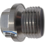 DIN 910 G 1/2\&quote; Edelstahl A4 Verschlussschraube mit Rohrgewinde