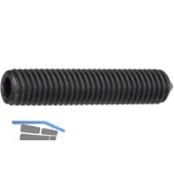ISO4027 45H M10x 20 blank Gewindestift mit Spitze und Innensechskant (DIN 914)