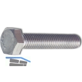 ISO4017 M 3x 8 Edelstahl A2 Sechskantschraube ohne Schaft (DIN 933)