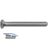 ~ISO7046-1 4.8 M 4x 90 Phillips Kreuzschlitz verzinkt Senkschraube (DIN 965A)