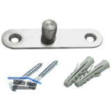 Zapfen DORMA PT 24 Universal light, ø 15 mm, Edelstahl (03.623)