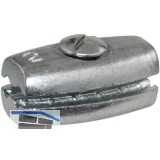 Eiform-Klemmen verzinkt fr Seil  2 mm