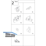 EKU CLIPO 15 H MS - Beschlgegrt. Kombifront, 1000 x 1400