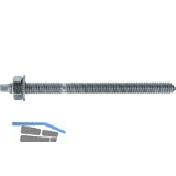 FISCHER RG M16x190 Ankerstange verzinkt-blau mit Mutter und Scheibe