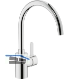 GROHE Kchenarmatur Eurosmart Cosmopolitan C-Auslauf drucklos, Chrom