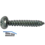 S-Spanplattenschraube Halbrundkopf 5.0x 55 Vollgewinde Torx 25 verzinkt-blau