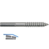 Stockschraube 6x120 Torx verzinkt mit Schlsselflche