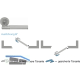 ASSA ABLOY Drckergt. CODE HANDLE \&quote;B\&quote;, TS35 - 80, mattchrom