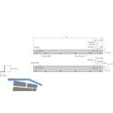 ACCURIDE 634XX Winkelsatz, Lnge 559 mm