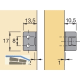 HETTICH PRESTIGE 2000 Anschlagwinkel, zum Anschrauben, 72684