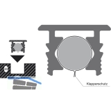 Plano Top &quote;Mega&quote; Ausrichtbeschlag, Flgelhhe 2375-2650 mm, Einzelverpackung