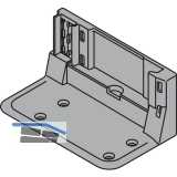 BLUM SERVO-DRIVE Aufnahmewinkel 1-fach, 95x83, KS RAL 7037 staubgrau