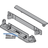 BLUM SERVO-DRIVE Trgerprofilaufnahme unten und hinten, KS RAL 7037 staubgrau