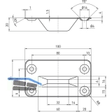 Bodenschliemulde 9009 0001 Edelstahl