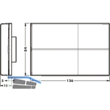 CAMAR 807XL RV Abdeckkappe zu Unterschrankaufhnger, Kunststoff wei