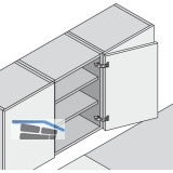 BLUM CLIP top Weitwinkelscharnier 170, gerade, mit Feder,Schrauben