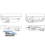 Mitnehmerklappe MK 397, Stahl verzinkt