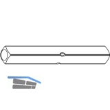 DORMA Drckerstift PR 127 FS - Vierkant 9 mm, einseitig, 60 mm, Stahl verzinkt