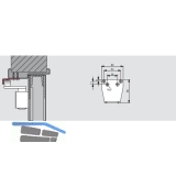 Befestigungswinkel TS 83/73V/59, silber