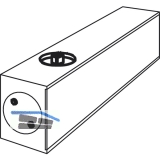 Trschlieer TS 72, EN 2-4, o. Gestnge, Flgelb. -1100 mm, silber