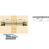 HETTICH RASTEX 15 Doppeldbel, Mittelwand 16, Bohr 8, Spannma 46/30