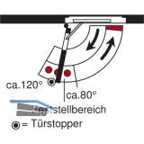 Gleitschiene G 96 EMF K8/K12, links