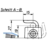 HEKNA ULTRA SYSTEM 24 Drehstangenschloss Dornma 25 mm, Zamak