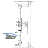 HEKNA OBJEKT UNIVERSAL SYSTEM 24 Drehstangenschloss Dornma 38 mm