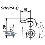 HEKNA OBJEKT UNIVERSAL SYSTEM 24 Drehstangenschloss Dornma 38 mm
