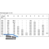 ACCURIDE 2132 Kugelkfigfhrung - Teilauszug, Schienenlnge 250 mm