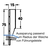 Standard Frontblende, Breite 900 mm, Euro Eiche roh