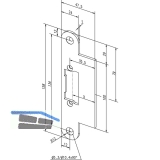 Lappenschlieblech kurz LAP kurz, 53A35-01, Edelstahl