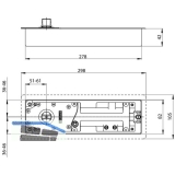 Bodentrschlieer TS 500 N, EN 3 mit Feststellung 90