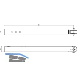 Mitnehmerklappe Geze CB flex silber