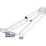 Gestnge fr TS 2000/4000, dunkelbraun