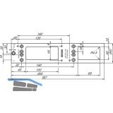 Montageplatte fr TS 4000/5000, RAL 9016