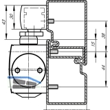 Gleitschiene ohne Feststellung, TS 3000/5000, silber