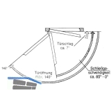 Falztrschlieer GU FTS 20 fr Innentren, 80 kg