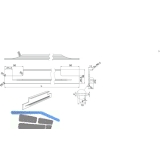 Griffleiste TRIM BLnge 1195 mm, Aluminium natur eloxiert