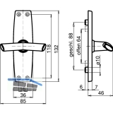 GRUNDMANN Fenstertrieb FAVORIT 1020 - Alu poliert