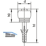 Fhrungsrolle HELM 559 D, Kunststoff wei