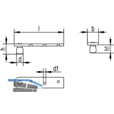 Fhrungsrolle, 19 mm, Stahl gelb passiviert