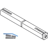 HEWI Drckerstift geteilt 72.3 R - VK 9 mm, 19,1-29 x 19,1-29 mm, Stahl verzinkt