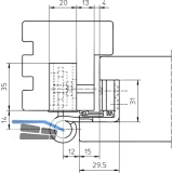 Trband BAKA Protect 4010 3D FD o. Stiftsich. 1 Satz= 3 Stk. Edelstahl