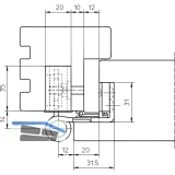 Trband BAKA Protect 4030 3D FD MSTS m. Stiftsich. 1 Satz= 3 Stk. Edelstahl matt